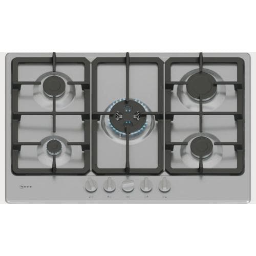 NEFF            N50 75CM 5 ZONE GAS HOB - STAINLESS STEEL