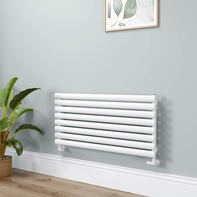 Sorrento Linea White Oval Designer Radiator