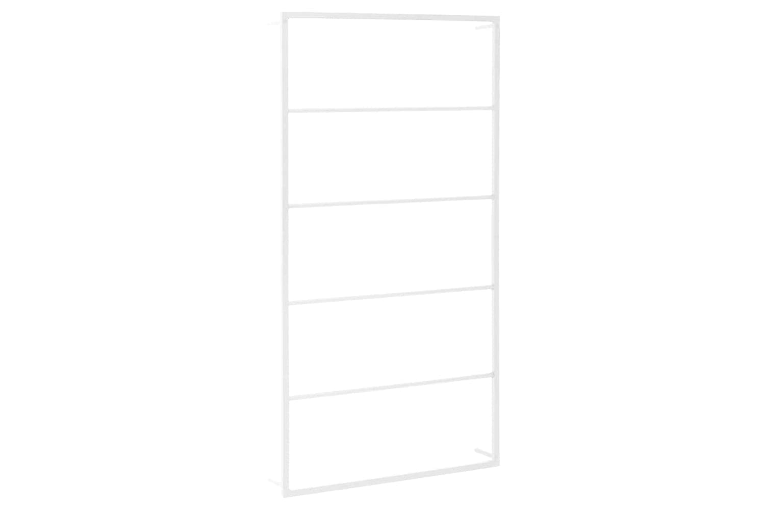 vidaXL 336121 Towel Rack White 60x10x116cm Steel