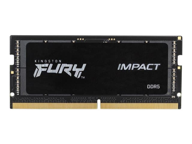 KINGSTON - FURY Impact - DDR5 - module - 16 GB - SO-DIMM 262-pin / PC5-44800 - unbuffered