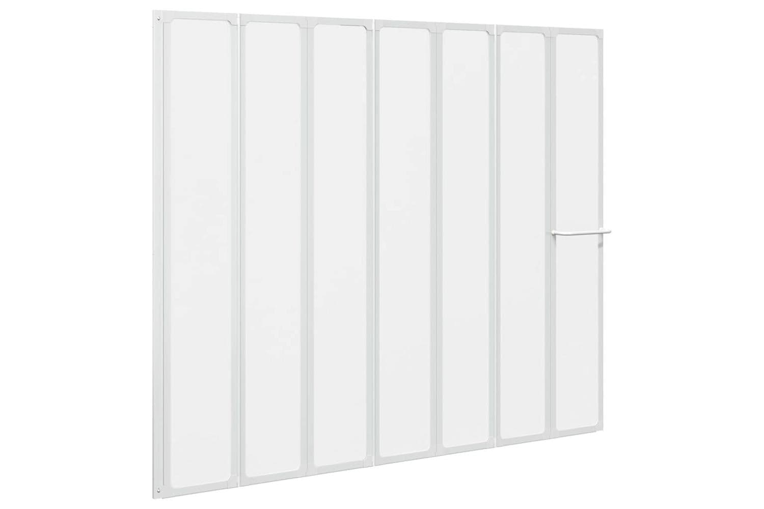 vidaXL 140786 Shower Bath Screen Wall 140 X 168cm 7 Panels Foldable With Towel Rack