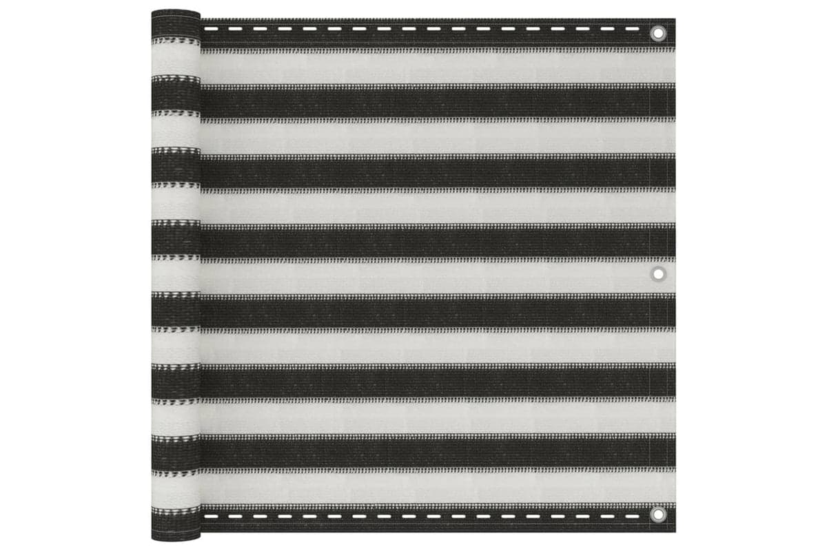 vidaXL 310854 Balcony Screen Hdpe 90x500cm Anthracite And White