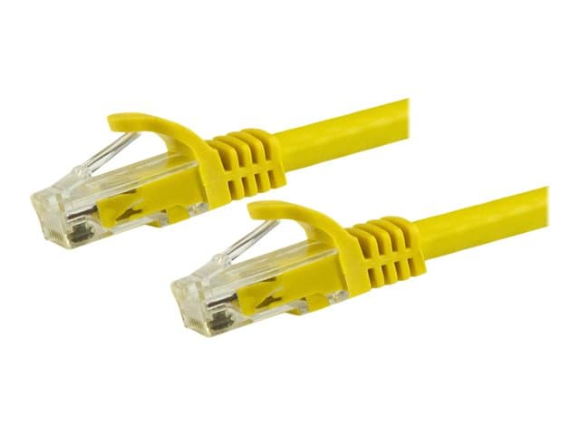 STARTECH.COM - Startech 7m CAT6 Ethernet Cable, 10 Gigabit Snagless RJ45 650MHz 100W PoE Patch Cord, CAT 6 10GbE UTP Network Cable w/Strain Relief, Yellow, Wiring is UL Certified/TIA - Category 6 - 24AWG (N6PATC7MYL) - patch cable - yellow