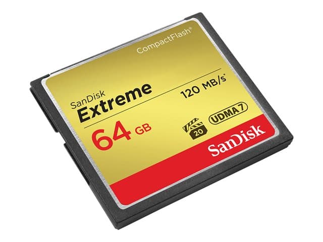 SANDISK - Extreme - flash memory card - 64 GB - CompactFlash
