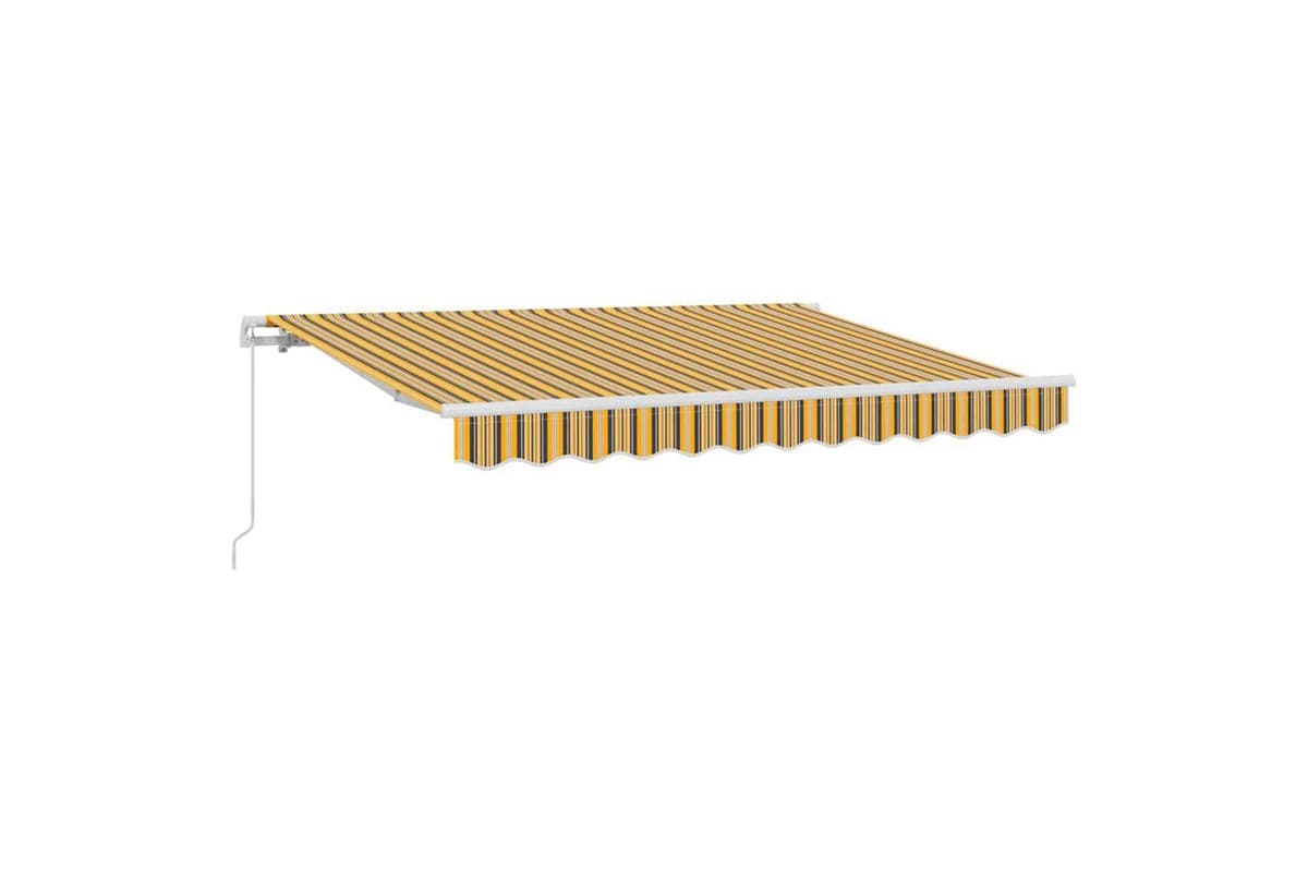 Vidaxl Retractable Awning Multicolour 350 X 200 Cm