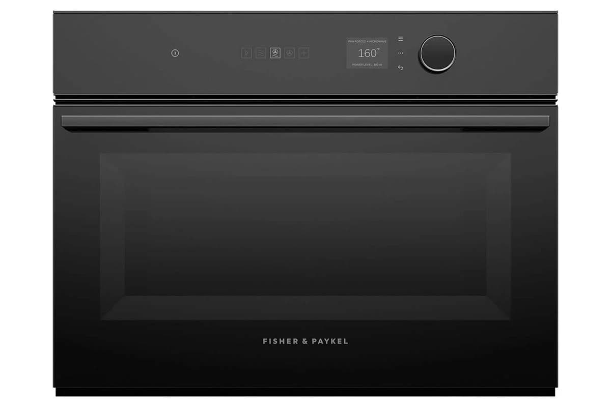 Fisher & Paykel 38L 900W Combination Microwave Oven | OM60NMLB1 | Black