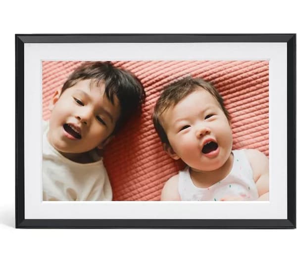 AURA Carver Mat 10.1" WiFi Digital Photo Frame - Black