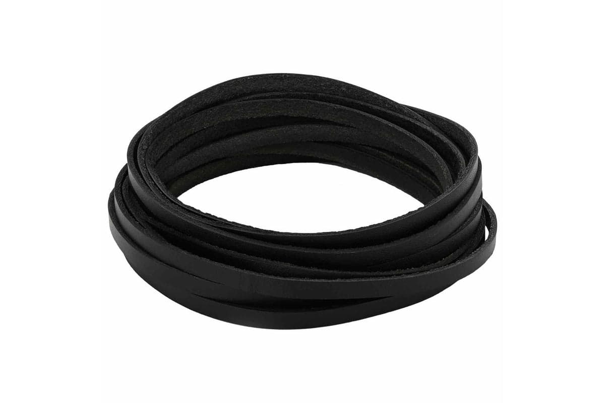 Vidaxl Leather Strap 1 Black 200 X 08 Cm Leather
