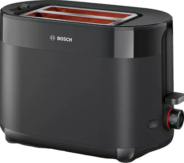 BOSCH MyMoments Delight TAT2M123GB 2-Slice Toaster – Black
