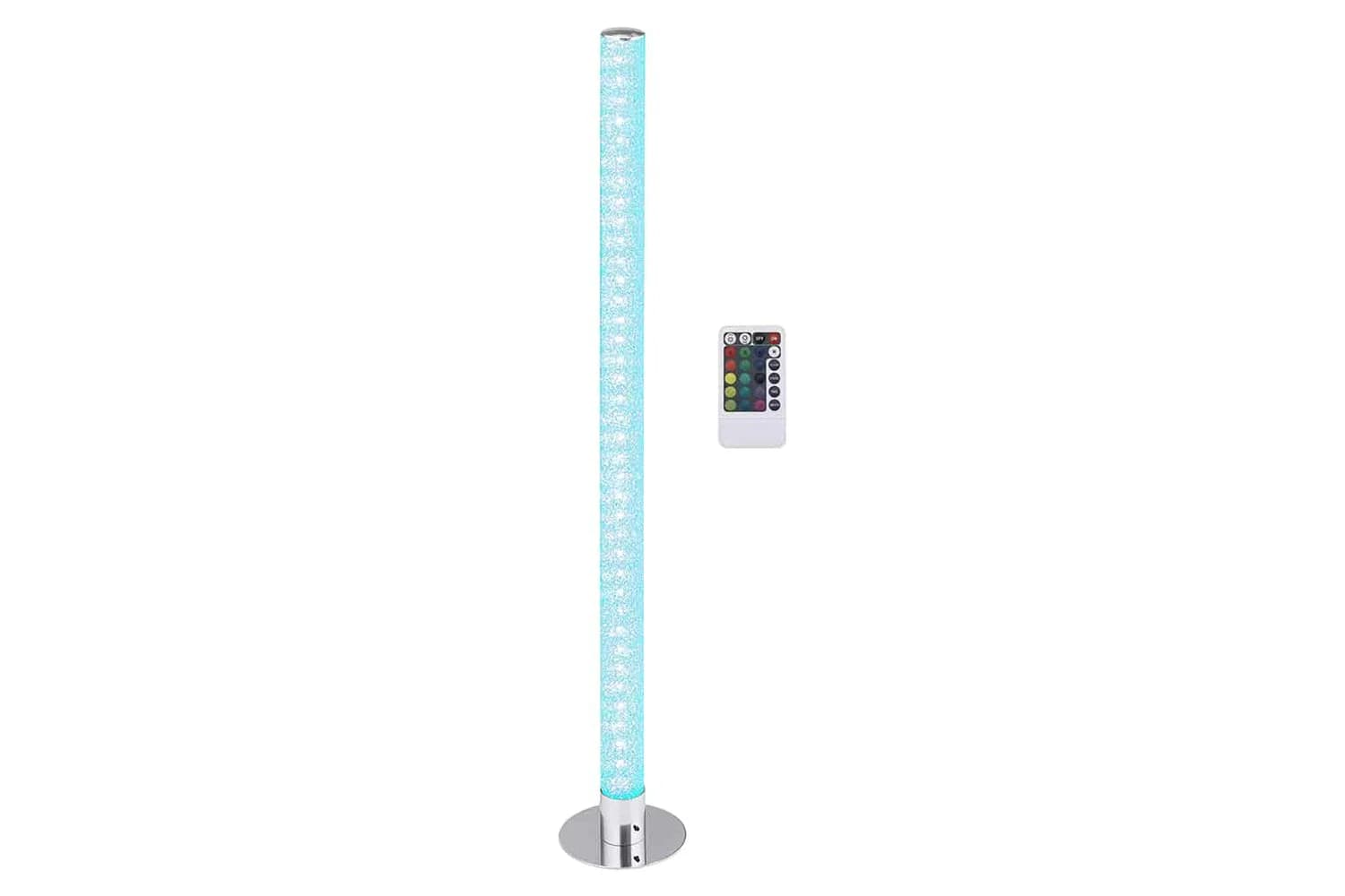 Homcom | LED Corner Floor Lamp | Clear
