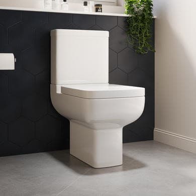 Close Coupled Short Projection Toilet with Soft Close Seat - Seren