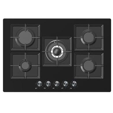 electriQ 75cm 5 Burner Gas Hob
