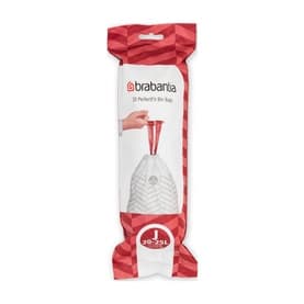 PerfectFit Bags, Code J, 20-25L, 20 Bags - White