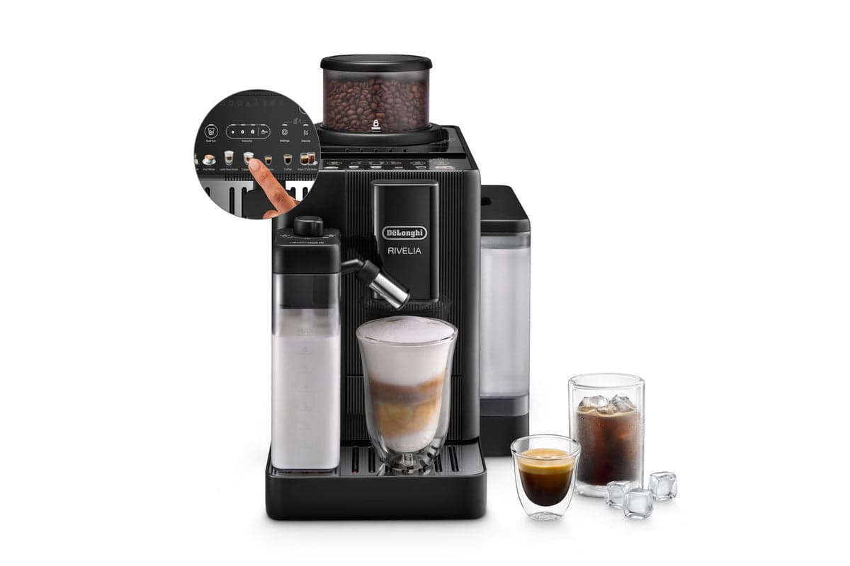De'Longhi Rivelia Start Bean-to-Cup Coffee Machine | EXAM420.55.BXL | Onyx Black