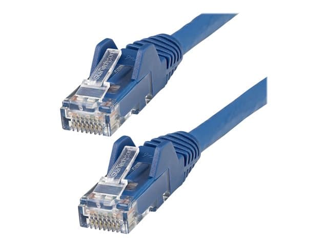 STARTECH.COM - Startech 3m LSZH CAT6 Ethernet Cable, 10 Gigabit Snagless RJ45 100W PoE Network Patch Cord with Strain Relief, CAT 6 10GbE UTP, Blue, Individually Tested/ETL, Low Smoke Zero Halogen - Category 6 - 24AWG (N6LPATCH3MBL) - patch cable - 3 m - blue
