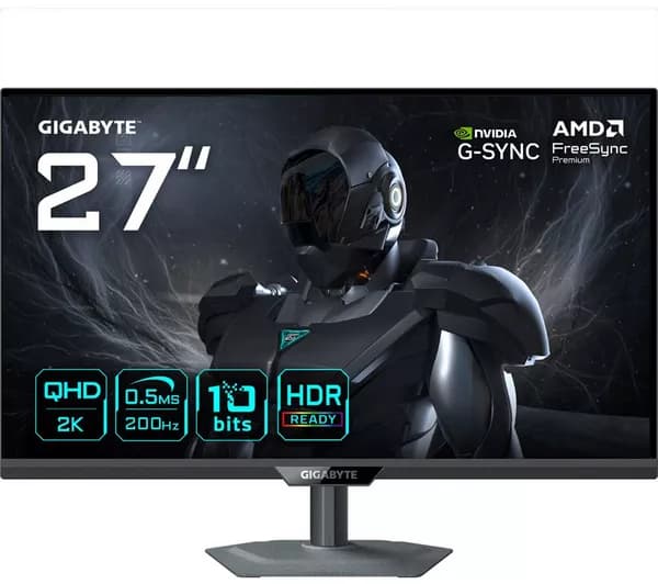GIGABYTE G27Q20 Quad HD 27" IPS LCD Gaming Monitor - Black