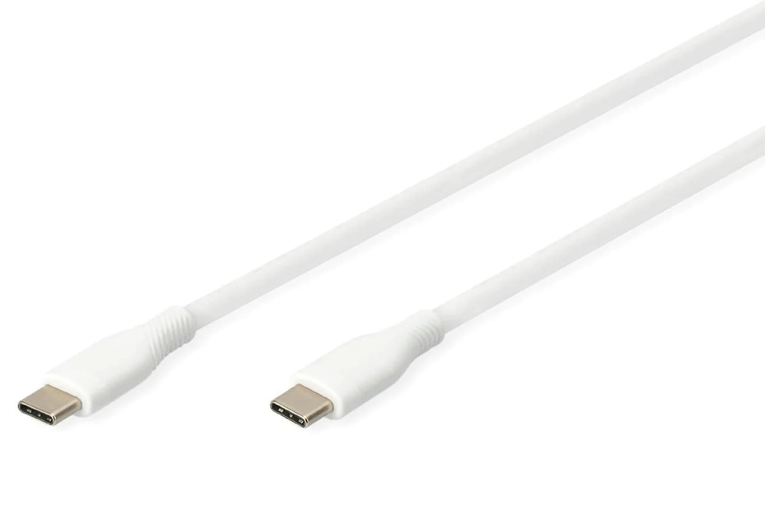 Digitus USB-C to USB-C Silicone Connection Cable  | 1m | White