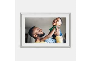 Aura Carver 10.1" Digital Photo Frame Mat Clay