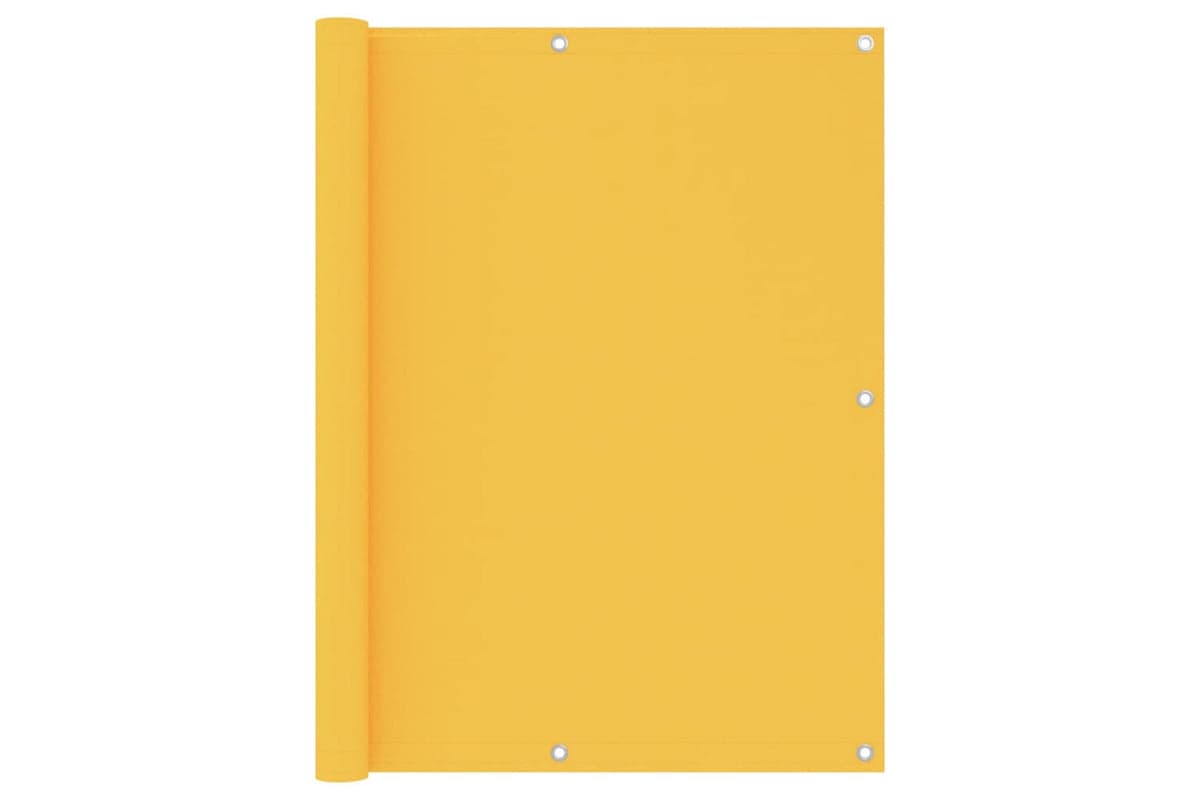 vidaXL 135029 Balcony Screen Yellow 120x400cm Oxford Fabric