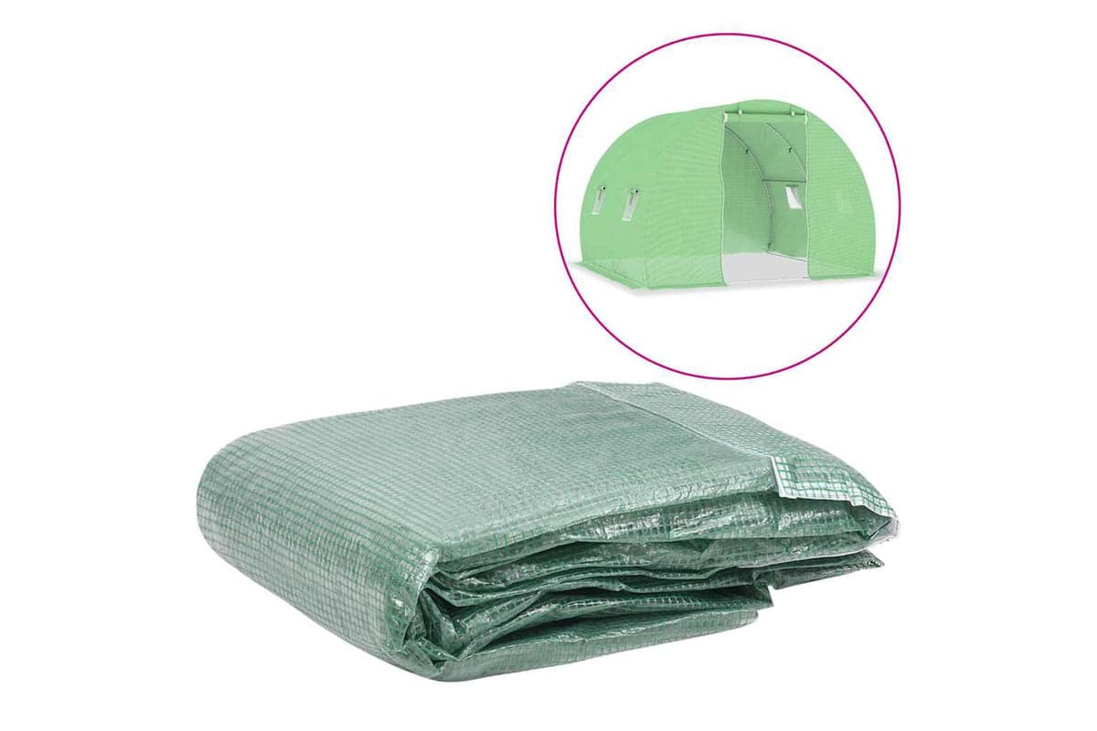 Vidaxl 316442 Greenhouse Replacement Cover 200x300x200 Cm Green