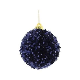 Champagne Ribbon Ball Tree Decoration 10cm