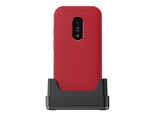 DORO - Leva E22 - red, white - 4G feature phone - 128 MB - GSM
