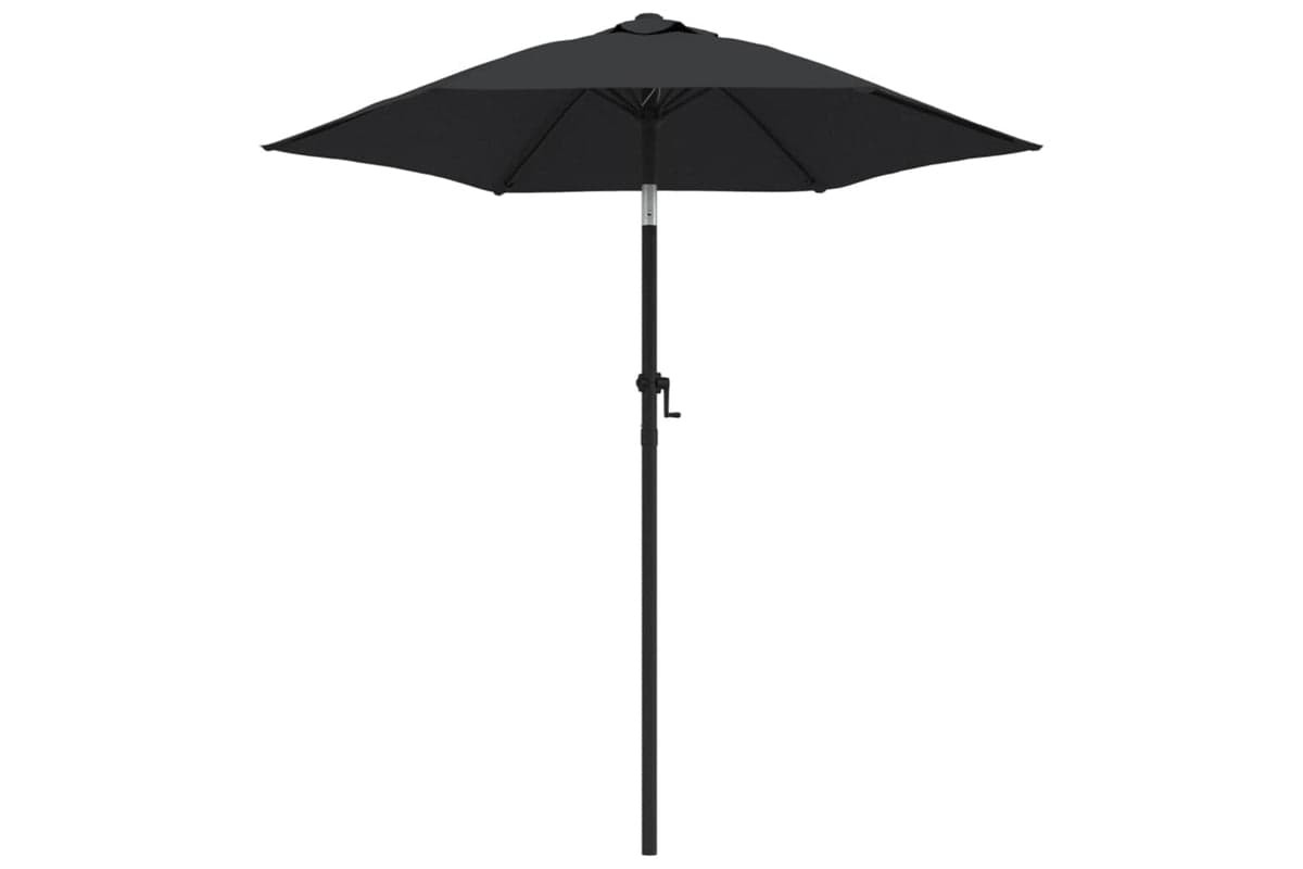 vidaXL 47210 Parasol Black 200x211cm Aluminium
