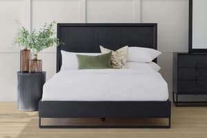 Teca Bed Frame | King | 5ft | Matt Black