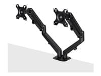 Lindy - mounting kit - for 2 LCD displays - dual - black
