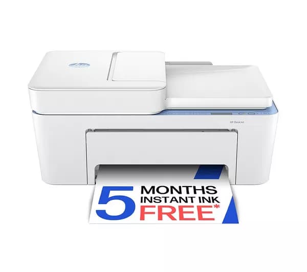 HP DeskJet 4322 All-in-One Wireless Inkjet Printer | Scan & Copy | 5 Months Free Instant Ink
