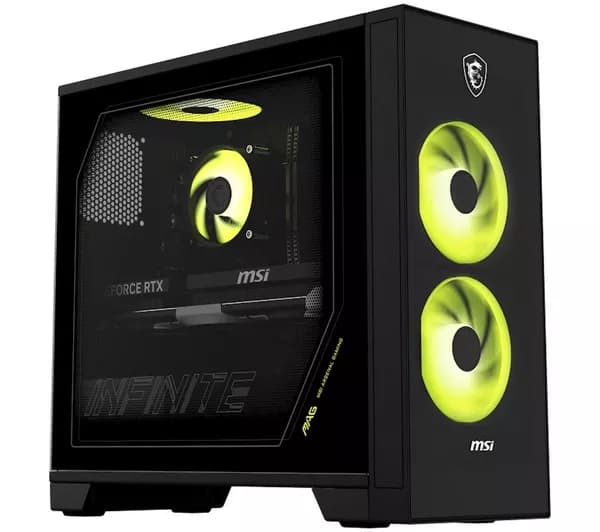 MSI MAG Infinite Z Gaming PC - AMD Ryzen 7, RTX 5070, 1 TB SSD