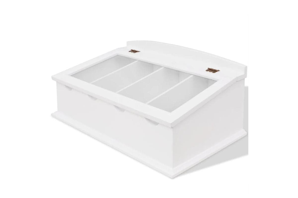 Vidaxl 242645 Cutlery Tray Mdf White Baroque Style