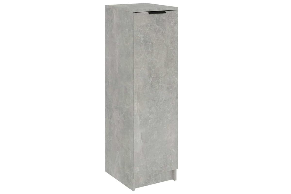 Vidaxl Shoe Cabinet Concrete Grey 30x35x100 Cm Engineered Wood