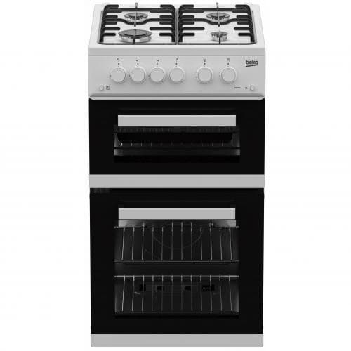 BEKO 50CM FREESTANDING GAS COOKER WHITE