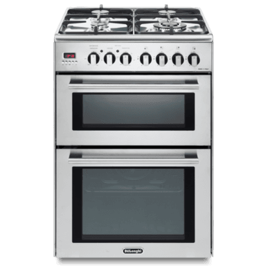 DeLonghi 60cm Dual Fuel Range Cooker - Stainless steel