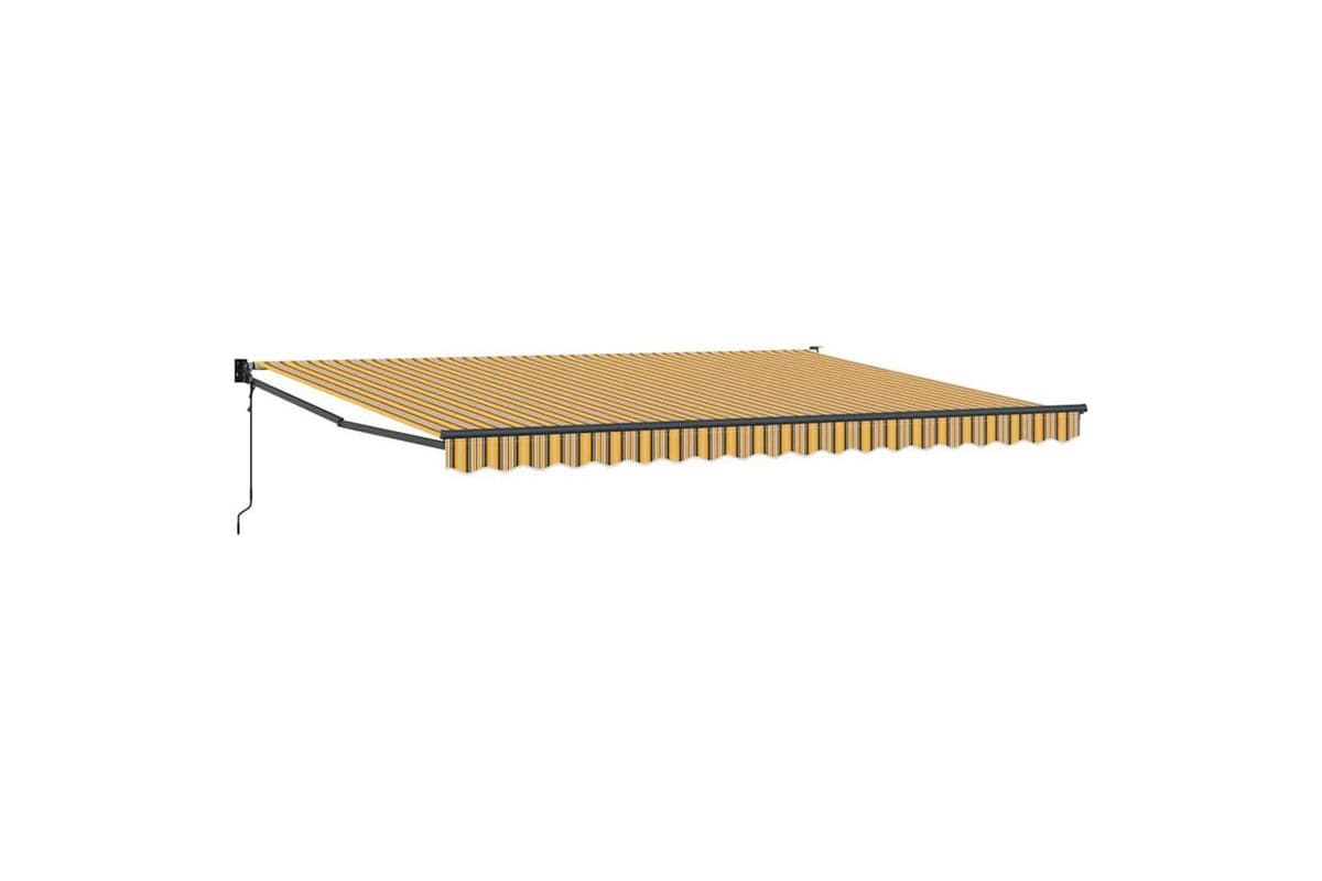 Vidaxl Retractable Awning Multicolour 450 X 300 Cm Polyester And Metal