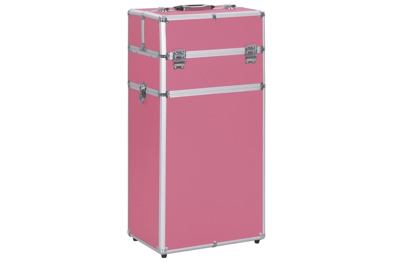 Vidaxl 91823 Make-up Trolley Aluminium Pink