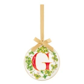Enamel Letter G Decoration