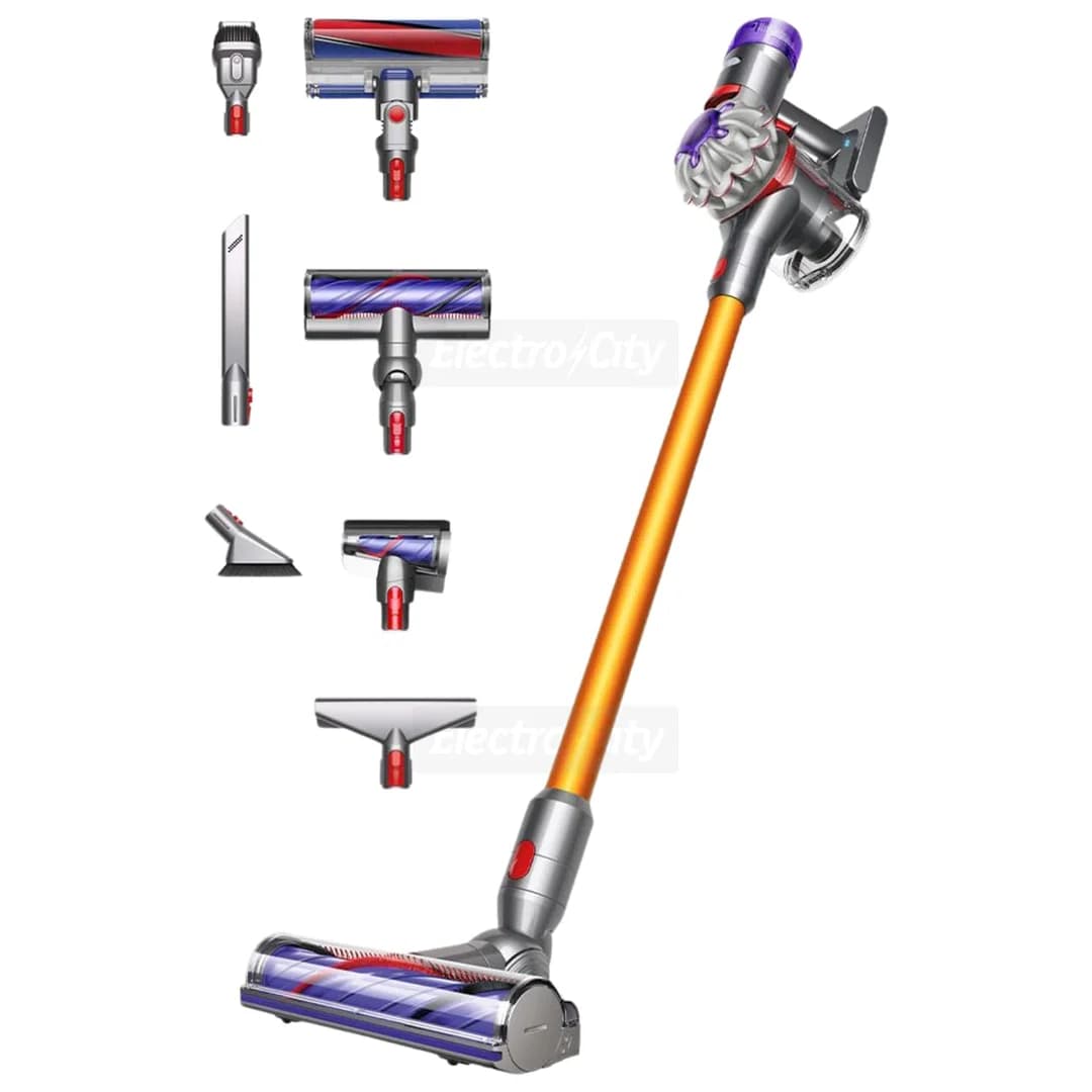 Dyson V8 Absolute Cordless Vacuum Cleaner | Silver & Yellow