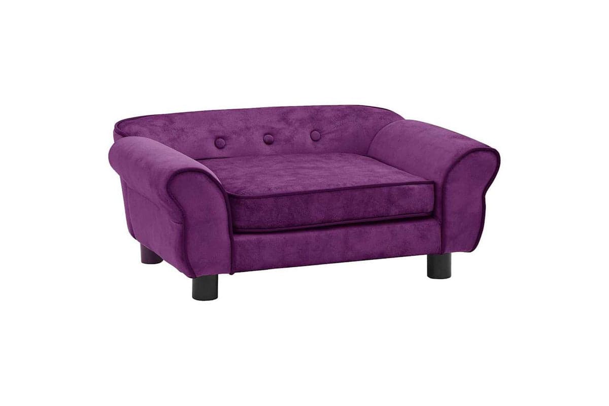 Vidaxl Dog Sofa Burgundy 72x45x30 Cm Plush