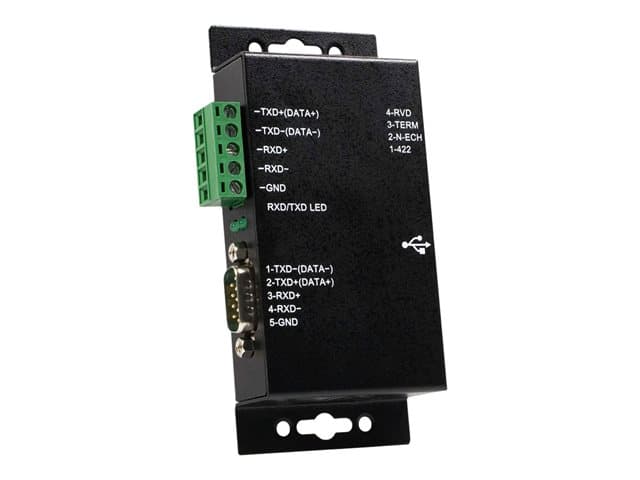 STARTECH.COM - Startech 1 Port Metal Industrial USB to RS422/RS485 Serial Adapter w/ Isolation (ICUSB422IS) - serial adapter - USB