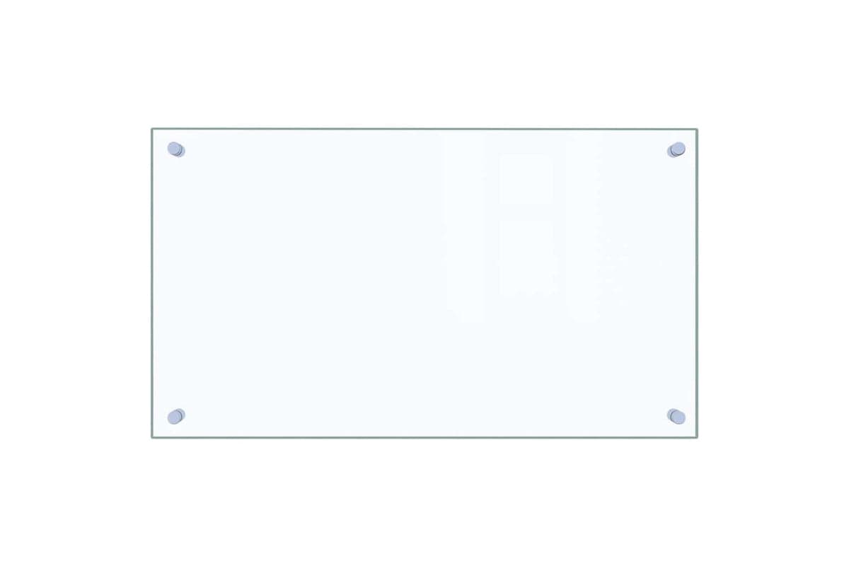 Vidaxl Kitchen Backsplash Transparent 70 X 40 Cm Tempered Glass