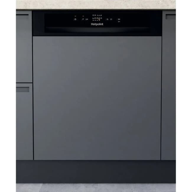 Hotpoint Dishwasher  Semi-Integrated - Black | H3BL626BUK