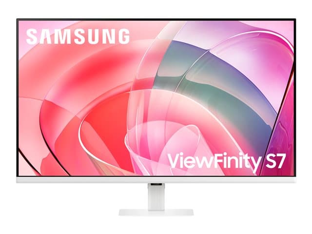 SAMSUNG - ViewFinity S7 S32D701EAU - S70D Series - LED monitor - 32" - 3840 x 2160 UHD @ 60 Hz - VA - 350 cd/m² - 3000:1 - HDR10 - 5 ms - HDMI, DisplayPort - warm white