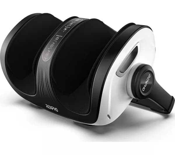 RENPHO Shiatsu Foot & Calf Massager - Black & White