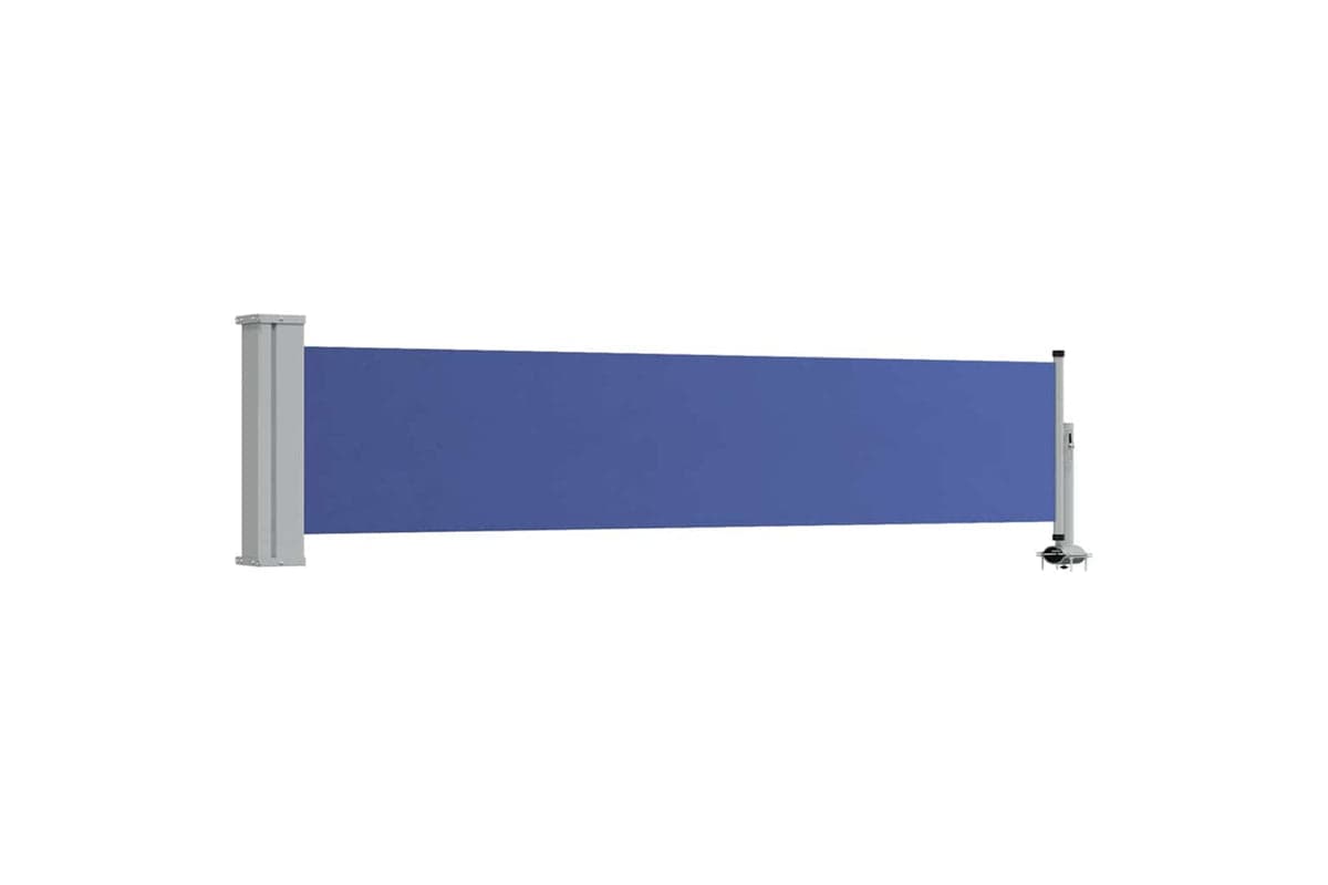 vidaXL 48356 Patio Retractable Side Awning 60x300cm Blue