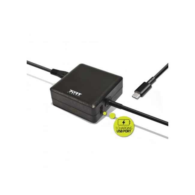 Port Designs 65W Universal USB-C Power Laptop Charger | 900097-UK
