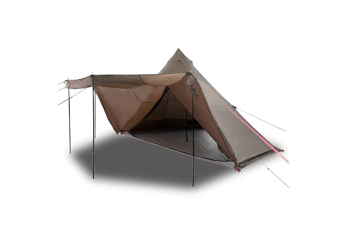 Vidaxl Family Tent Tipi 8-person Brown Waterproof