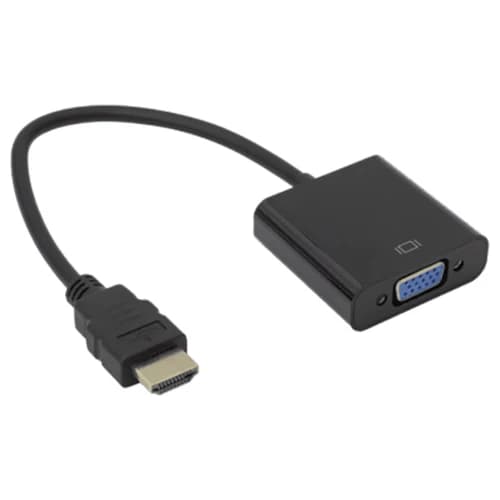 Sbox HDMI Male to VGA Female Adapter - Black | AD.HDMI-VGA/R