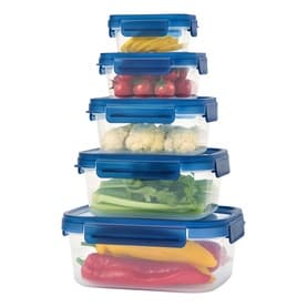 NestnLock Blue Container Five-Piece Set